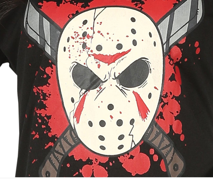 Ishockey halloweenkostume til damer Rød Sort