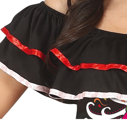 Dia De Los Muertos Halloween-kostume til damer