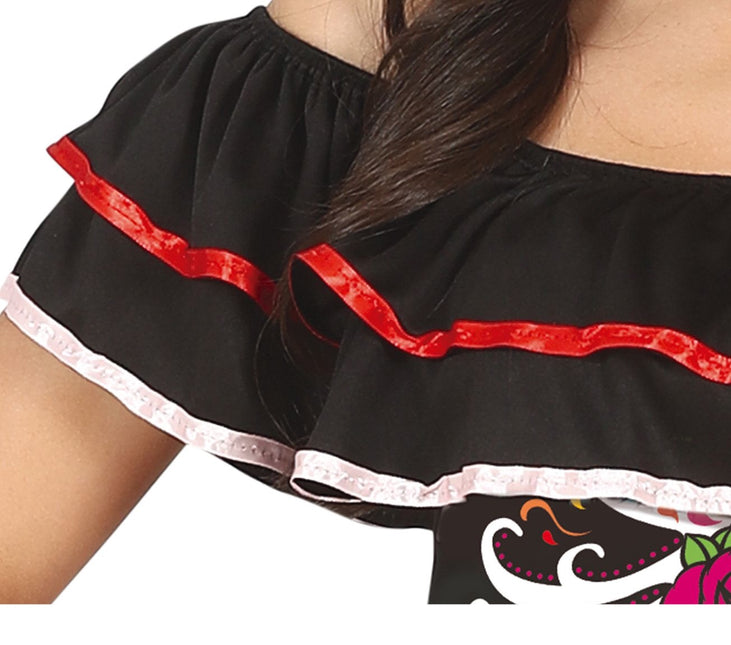 Dia De Los Muertos Halloween-kostume til damer