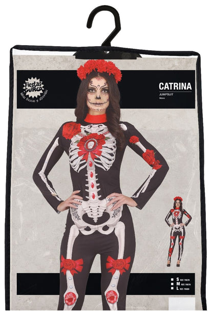 Dia De Los Muertos-kostume til damer