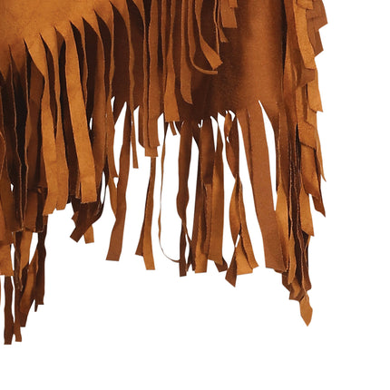 Poncho til damer Brun M