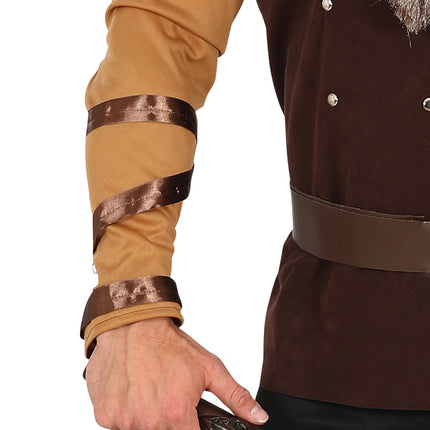 Vikingekostume mænd brun