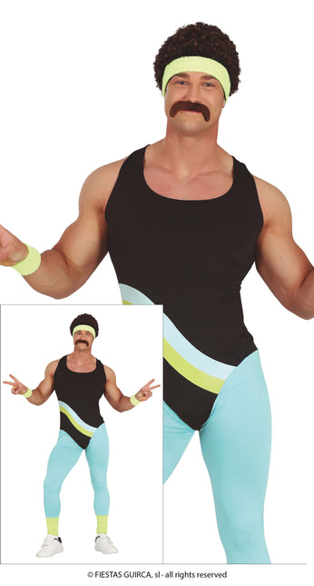 Atlet kostume mænd blå