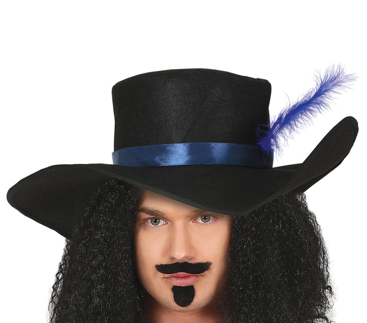 Musketer kostume mænd blå