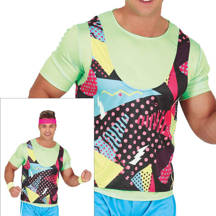 Atlet kostume mænd farvet