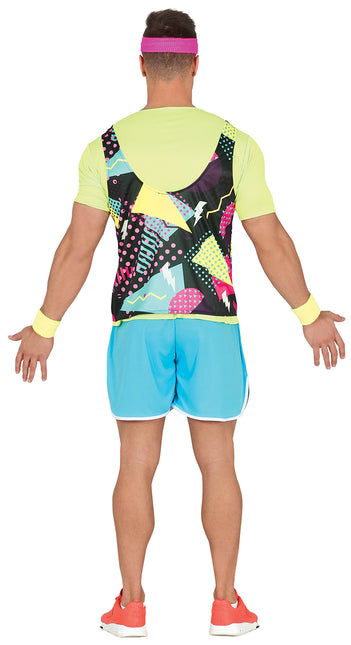 Atlet kostume mænd farvet