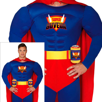 Super Buveur Kostume Mænd