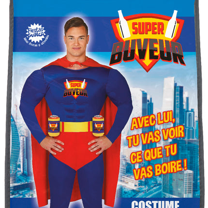 Super Buveur Kostume Mænd