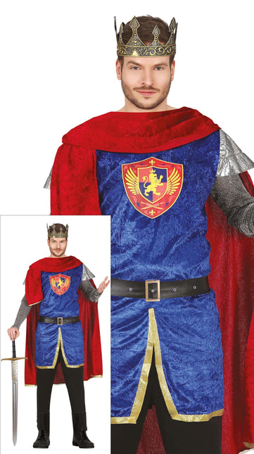 Kongekostume blå mænd