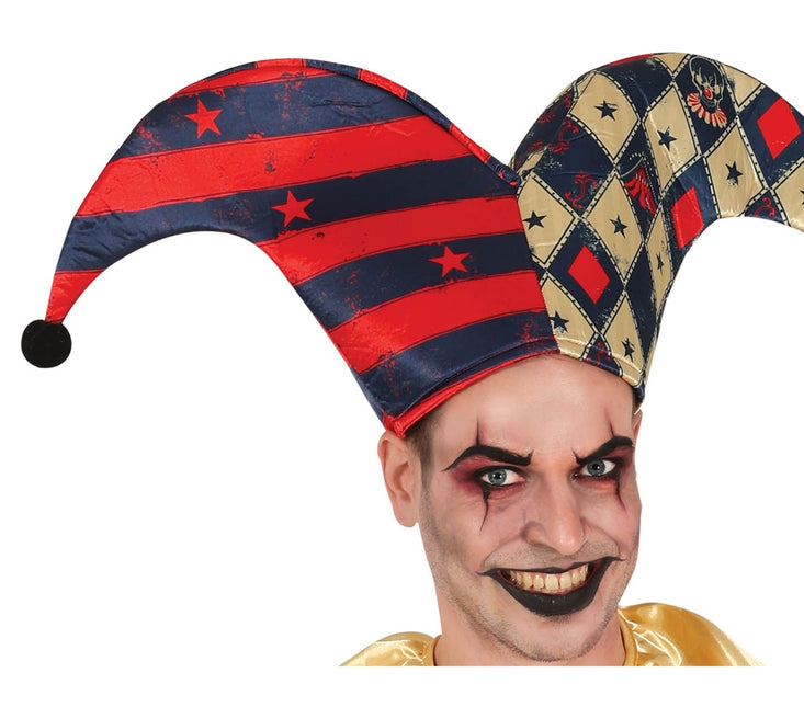 Harlekin halloweenkostume mænd diamant