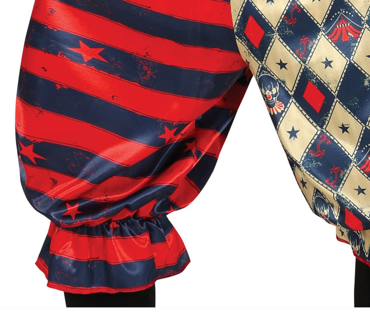 Harlekin halloweenkostume mænd diamant