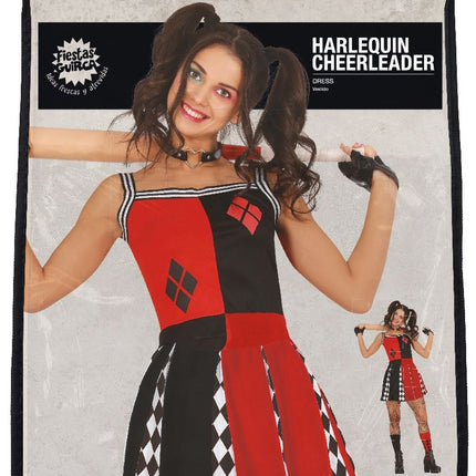 Harkaline Halloween-kostume Cheerleader til damer
