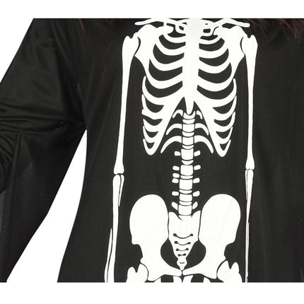 Skelet Halloween-tunika til damer L