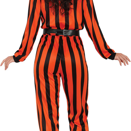 Halloween-jumpsuit til damer Harlekin-fange