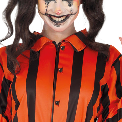 Halloween-jumpsuit til damer Harlekin-fange
