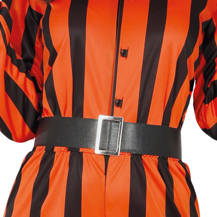 Halloween-jumpsuit til damer Harlekin-fange
