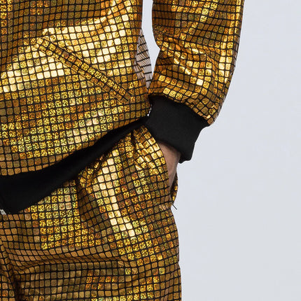 Træningsdragt Disco Diamond Dude, guld