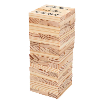 Drikkeleg-sæt »Drinking Tower« (4 shotglas, 54 træklodser)