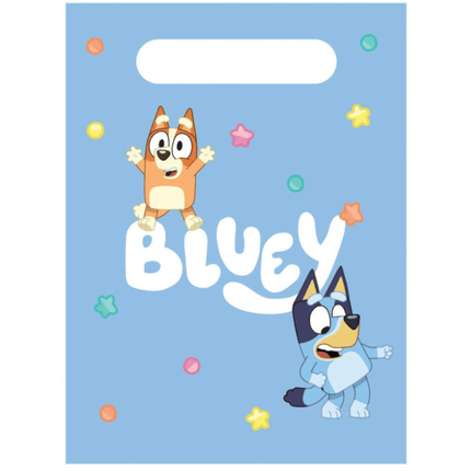 8 BLUEY PAPER LOOT BAGS van Unique koop je bij Partywinkel