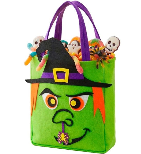 »Trick or Treat«-taske med heksemotiv