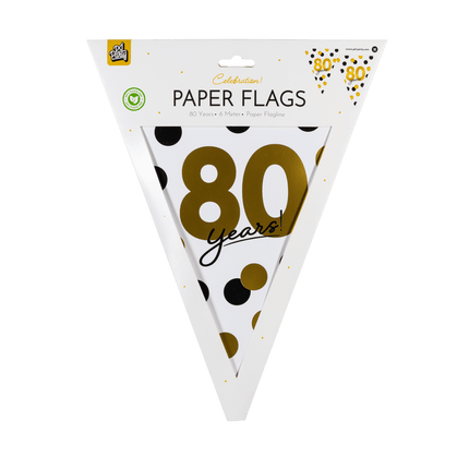 80 Jaar Slinger 6m van Paper Dreams koop je bij Partywinkel