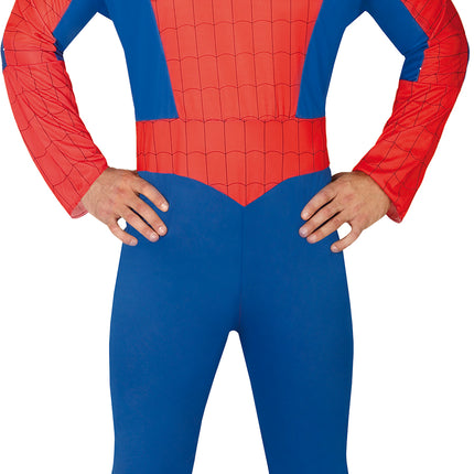 Spiderman Kostume Rød Blå Mænd