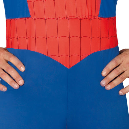 Spiderman Kostume Rød Blå Mænd