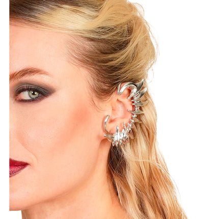 Halloween-ørering med piercing-look