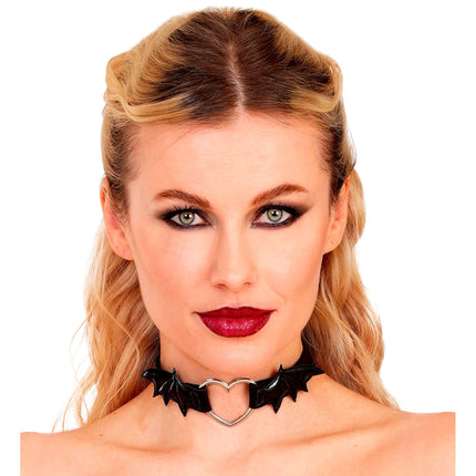 Halloween-choker med flagermus