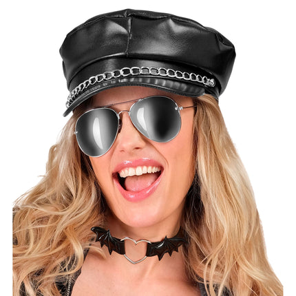 Halloween-choker med flagermus