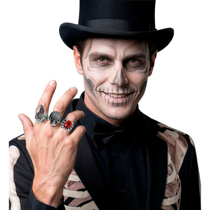 Halloween-ringsæt, 3 stk.
