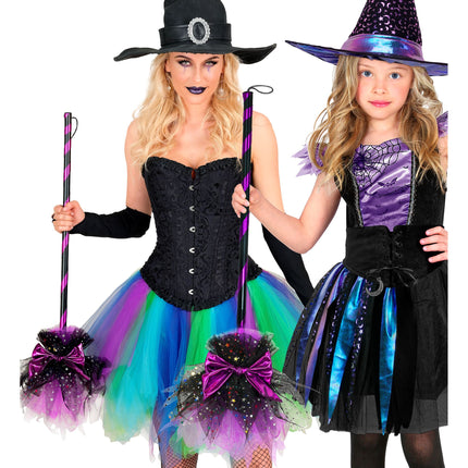 Halloween-heksekost 85 cm