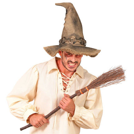 Halloween-heksehat, brun