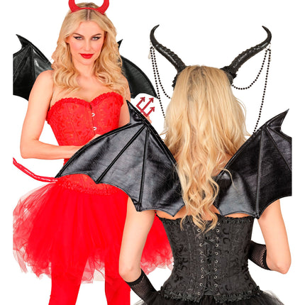 Halloween-vinger – flagermus, 84 cm