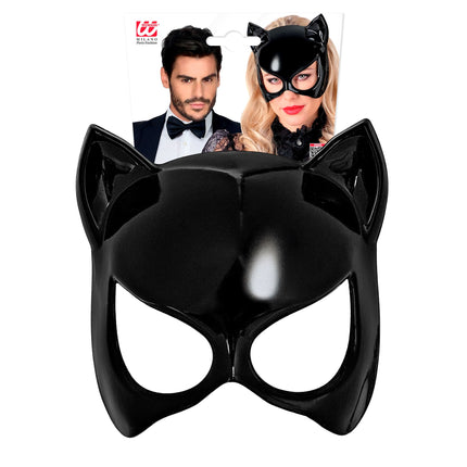 Halloween-maske: Sort kat