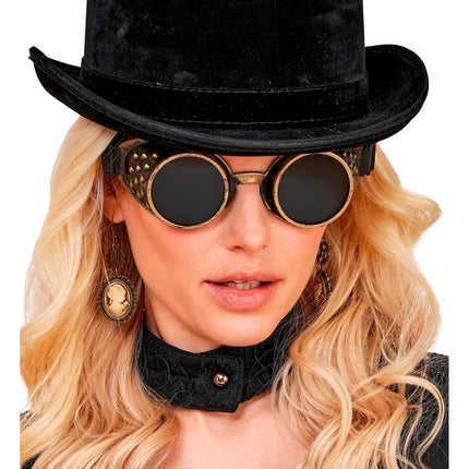 Halloween-briller i steampunk-stil
