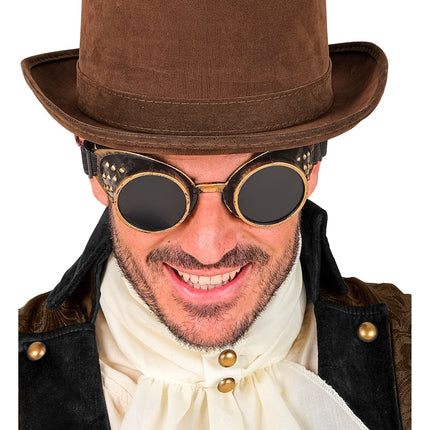 Halloween-briller i steampunk-stil
