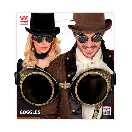 Halloween-briller i steampunk-stil