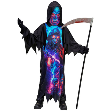 Halloween-kostume til børn: Neon-dødsenglen