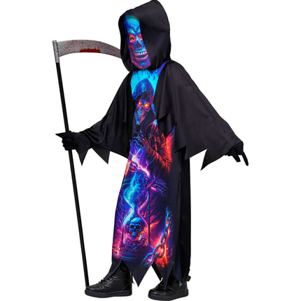 Halloween-kostume til børn: Neon-dødsenglen