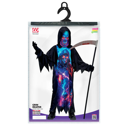 Halloween-kostume til børn: Neon-dødsenglen