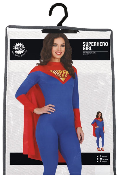Supergirl Kostume Blå Dame
