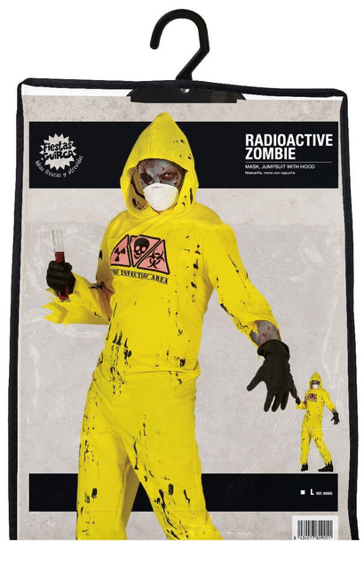 Zombie Halloween-kostume til mænd Radioactive L