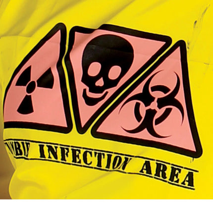 Zombie Halloween-kostume til mænd Radioactive L