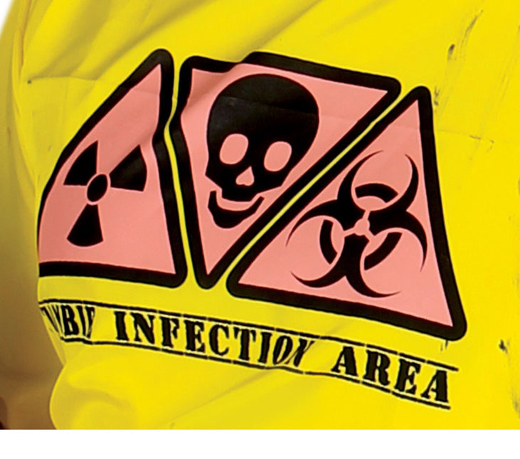 Zombie Halloween-kostume til mænd Radioactive L