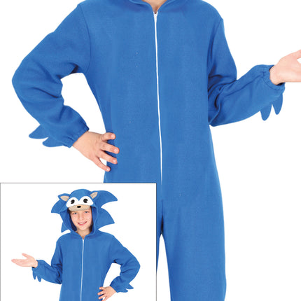 Rævekostume blå dreng