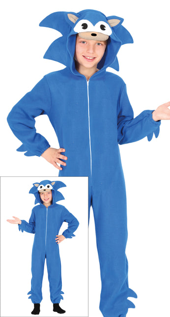 Rævekostume blå dreng