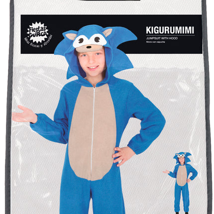 Rævekostume blå dreng