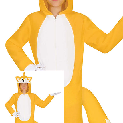 Rævekostume gul dreng