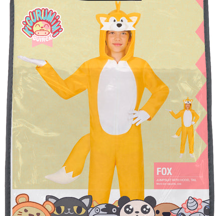 Rævekostume gul dreng